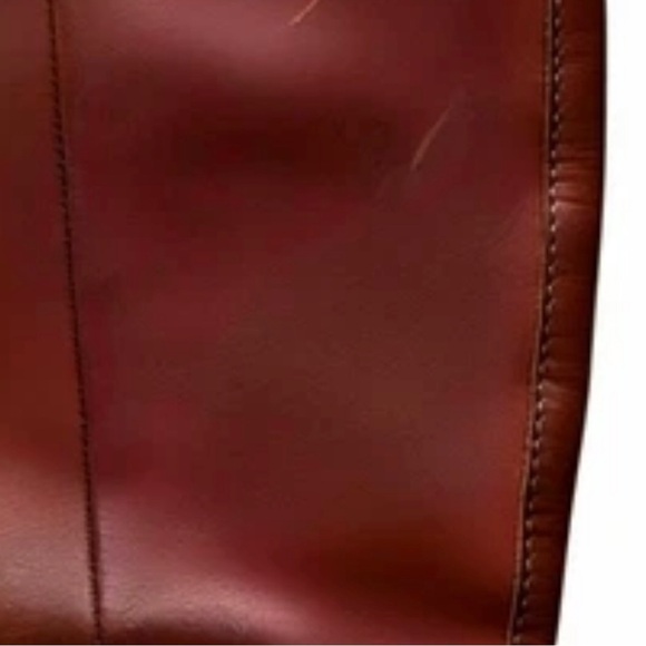 FRYE Corinne Over The Knee Leather Heeled Boots Size 8 Cognac Brown - Picture 13 of 13